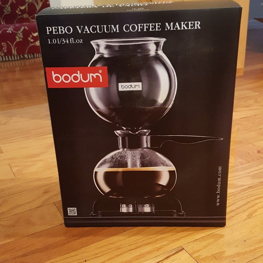 Bodum Pebo Vacuum Coffee Maker NIB